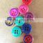 fancy color resin buttons for garments