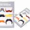 2016 Wholesale Funny Silicone Mustache Wine Glass Ring Markers