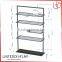 Custom Design Retail shop Slat wall White metal display rack with Sample Available