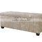 High Quality Fabric Ottoman With Storage Wholesale Fabric Storage Stool