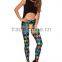 Sexy 2015 hot sale new arrival Novelty 3D printed fashion Women leggings space galaxy leggins tie dye fitness pant