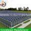 Mulit_span solar energy heated greenhouse