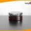 Empty custom made face cream use 100ml 150ml clear plastic cosmetic jars