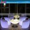 led light chair, led plastic chair with colorful light