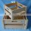 cheap unfinished custom pine wood crate for fruit wholesale