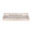 Grey Marble Lazy Susan Rotating Food Presentation Platter Serving Tray, 10" Round Ball Bearings