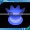 Computer Control Wedding Decorative Chess RGB Colors Illuminated LED Light Queen Crown