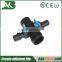 4-way cross shaped 1" and 2" hose connector quick fitting