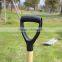 garden wooden long handled shovels