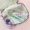 Fashion colorful printed make up bags/Multifunction cosmetic bags with mirror/Large compartment make up zipper bags