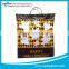 One time use degradable disposable rigid handle plastic bag