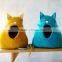 Best Selling Eco-friendly Cat Shape Warm Felt Cat House