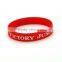 Fashion jewelry 2016 custom silicone charm bracelet
