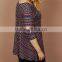 Plus Size Navy Geometric Stripe Scoop Neck Top Blouses Wholesale Custom Manufacturer Wholesale Custom Manufacturer China Agent