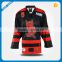 athletic practice sublimated hockey jerseys club training hockey shells 100% polyester bespoke hockey hoodies