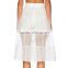 MGOO Top Sale Skirt Factory Sexy Transparent Skirts For Women White Organza High Waist Skirts 15145A253