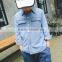 Zm35744a Boutique Kid Clothing Fashion Design Boys Jeans Blouse