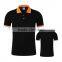 Women Knit Collars 65% Polyester 35% Cotton Pique Golf Polo Shirt