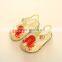S16859A Lovely new style Children Girls Flat Casual Jelly Sandal Shoes