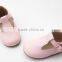 Skidproof genuine leather popular T-bar baby leather shoes soft
