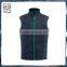 Cheap mens comfortable breathable sleeveless softshell jacket