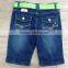 girls 65% cotton 33% polyester 2% spandex denim shorts #3R5560