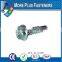 Made in Taiwan Carbon Steel Drilling Tek Screw Phillips Washer Head Tek Roofing Screw