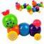 Toys 002：Cute Baby Funny Kids Colorful Inchworm Twist Forward Movement Toy Hot