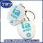 Cheap Custom Fashion Promotional rubber silicone Keychain for wholesale
