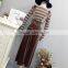 B22672A Autumn ladies Long sleeved sweater waist overalls corduroy wide leg pants suit