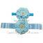 4.3inch Fabric Peony Flower Sash Matching Baby Headband Flowergirl Sash Luxe Sash Belt