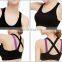 Free sample cheap seamless quick dry racerback ladies new model bra sport