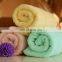low price oem logo towel cotton fabric on 