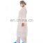 waterproof PE visitor coat kit cap visitor coat shoe cover face mask