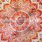 Indian Hippie Ombre Table Cover Round Cotton Table Cloth Beach Yoga Mat Mandala Tapestry
