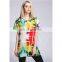 Summer Women Silk crepe de chine Top