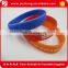 Professional cheap custom silicone bracelet, colorful silicone wristband with customized logo