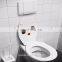 Funny animal face toilet stickers for bathroom decoration