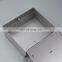 MODUN 304 Stainless Steel Square Tissue Box Wall Mounted Restroom Paper Dispenser