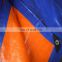 PE blue orange coated truck cover tarpaulin manufacturer