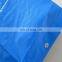 blue color heat resistant customizable size pe tarpaulin for covering hay bale