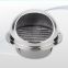 Stainless Steel Wall Ceiling Air Vent Ducting Ventilation Exhaust Grille Cover Outlet Heating Cooling & Vents Cap Waterproof