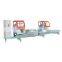 Aluminum window double head mitre copy router saw cutting machine