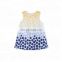 2018 new sleeveless dress children's dress designs birthday dress for baby girl summer