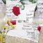 3D Rose Bedding Set Reactive Printing 100% Polyester Duvet Cover Set White