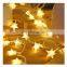 decorative Led safety holiday curtain String star Lights garden home christmas indoor outdoor decoration fairy light