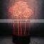 3D Rose Table Lamp Valentines Day Present Mood Lighting Lover Gifts