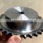 24A10T Blacken Treatment Harden Tooth C45 Steel Large Platewheels Roller Chain Sprocket