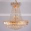 Modern fancy home decorative golden crystal chandelier