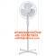 16 inch electric plastic stand fan standing fan with remote control and round base